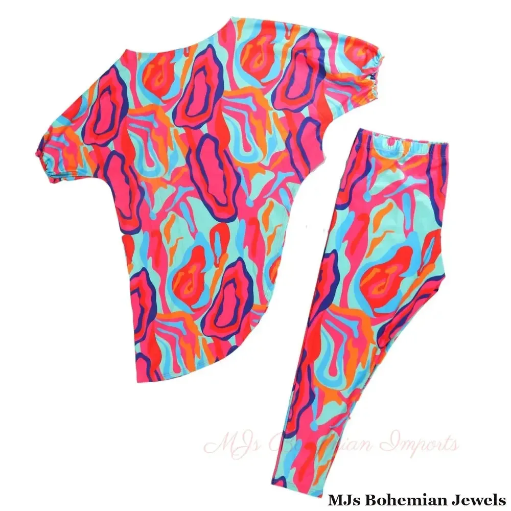 2XL Rainbow Asymmetric Set