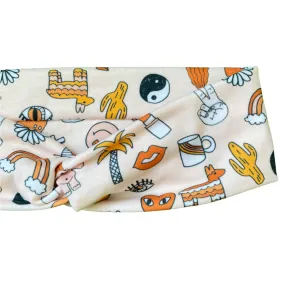 90's Stickers Knotties Headband