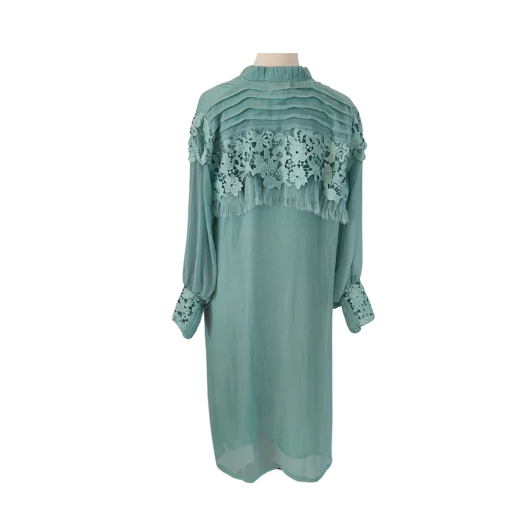 Ayesha Somaya Light Green Outfit (2 Pieces) | Brand New |