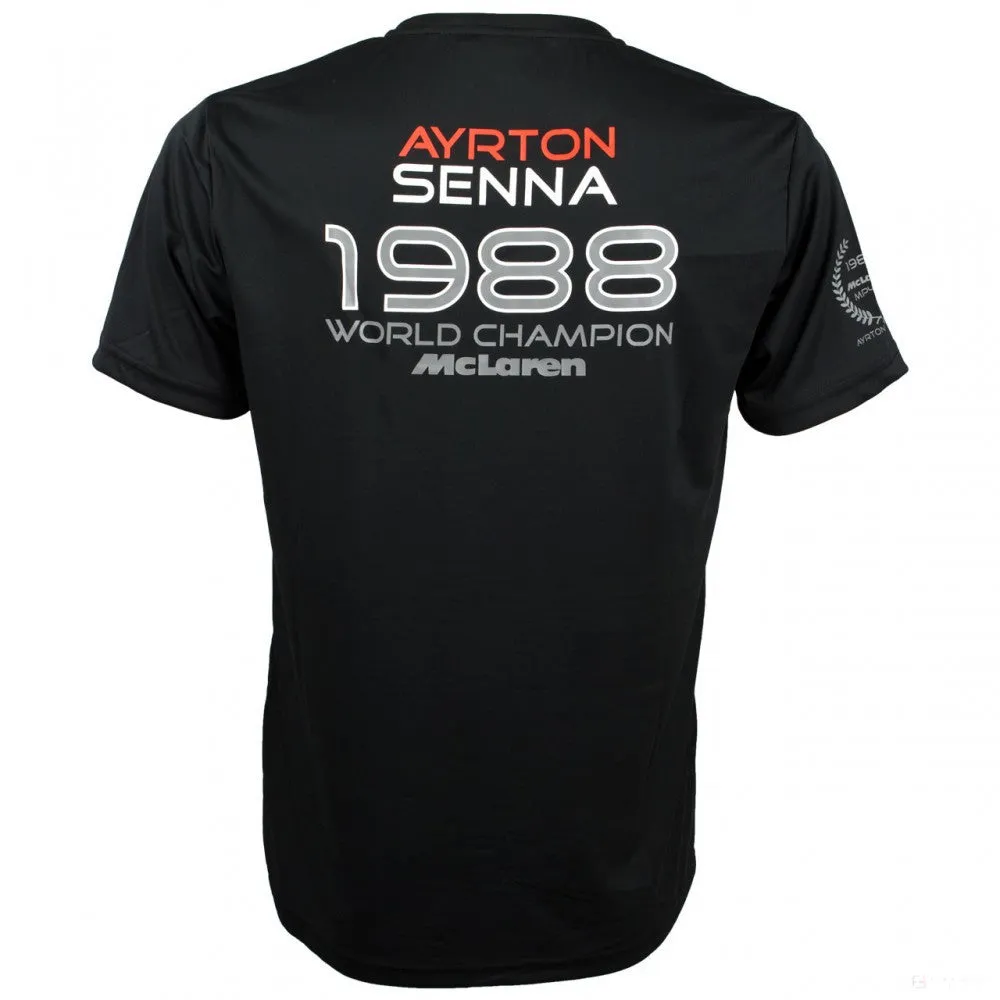 Ayrton Senna T-shirt, 1988, Black, 2016