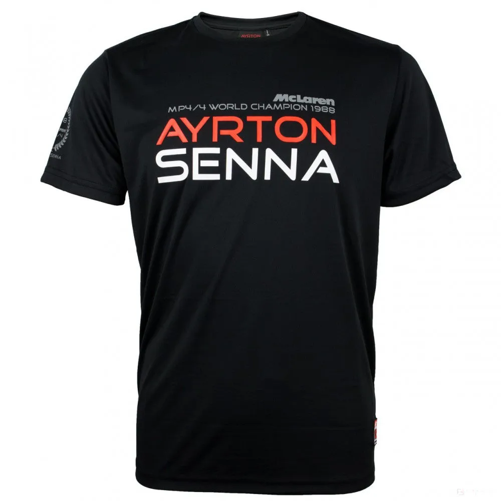 Ayrton Senna T-shirt, 1988, Black, 2016