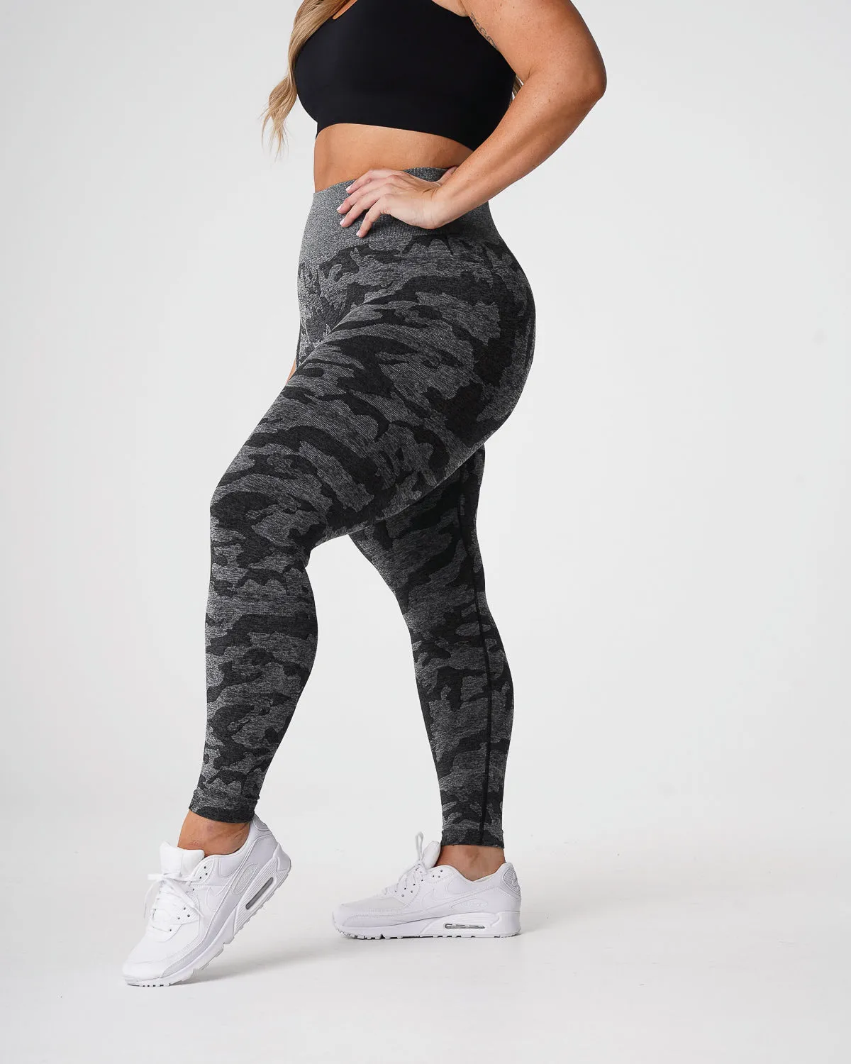 Black Camo Seamless Leggings