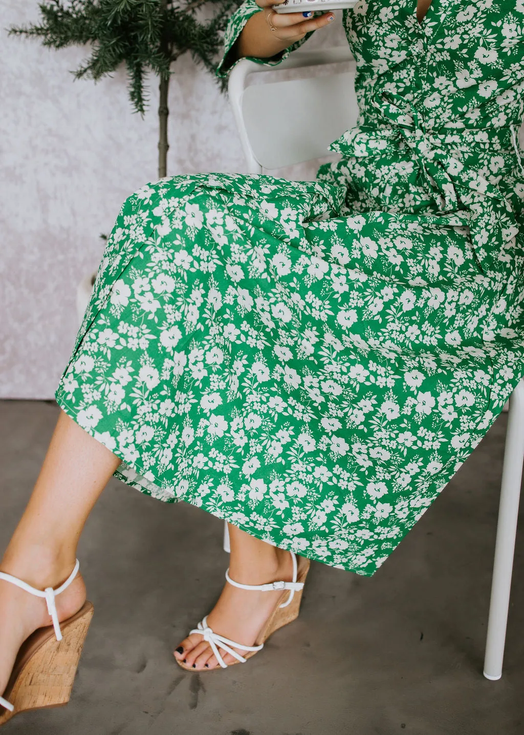 Bright Side Button Down Midi Dress