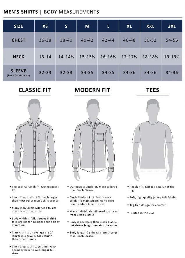 Cinch Mens Solid Teal Button Down L/S Shirt - MTW1105384