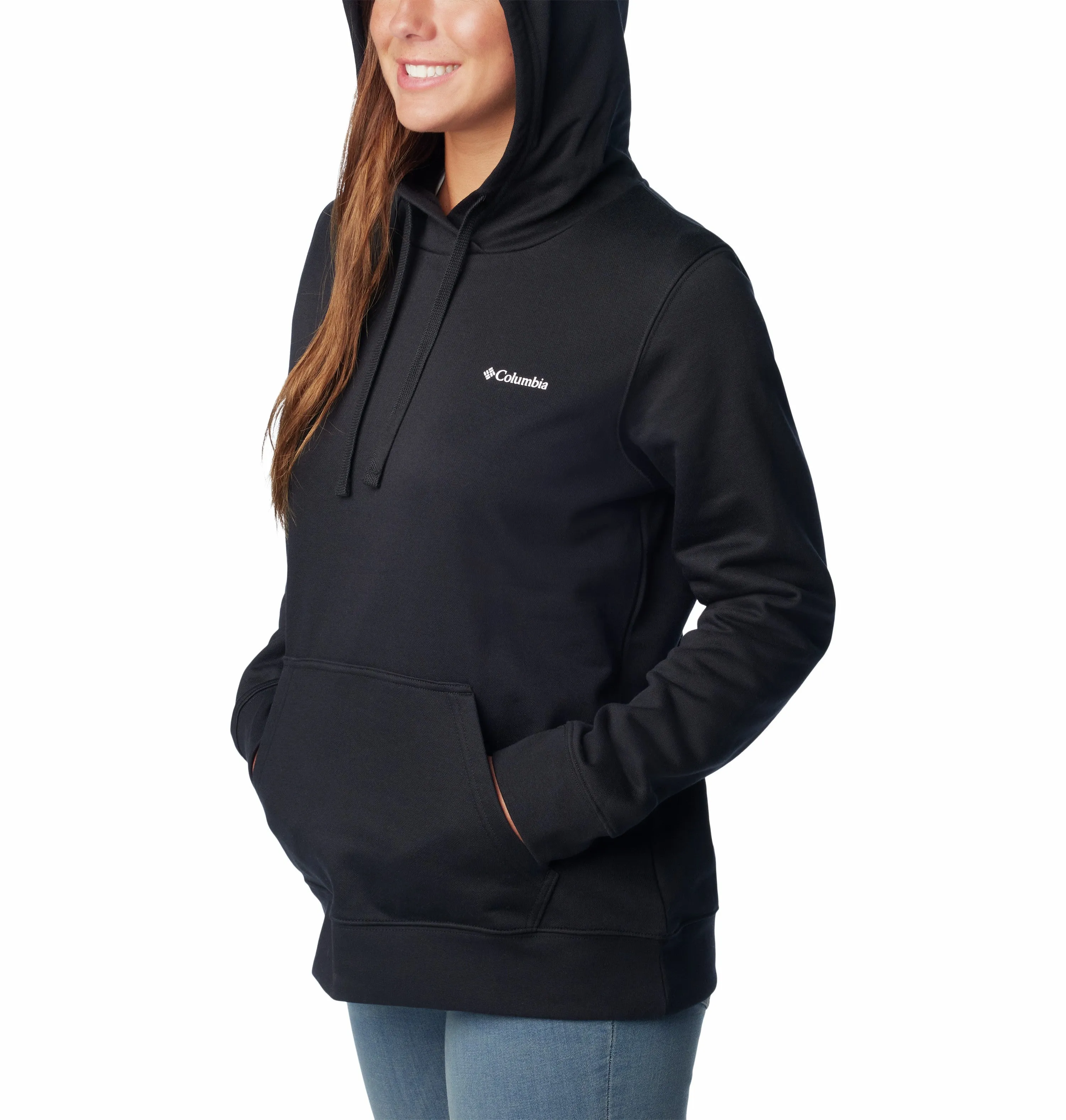 Columbia Ladies Trek Graphic Hoody-BLACK