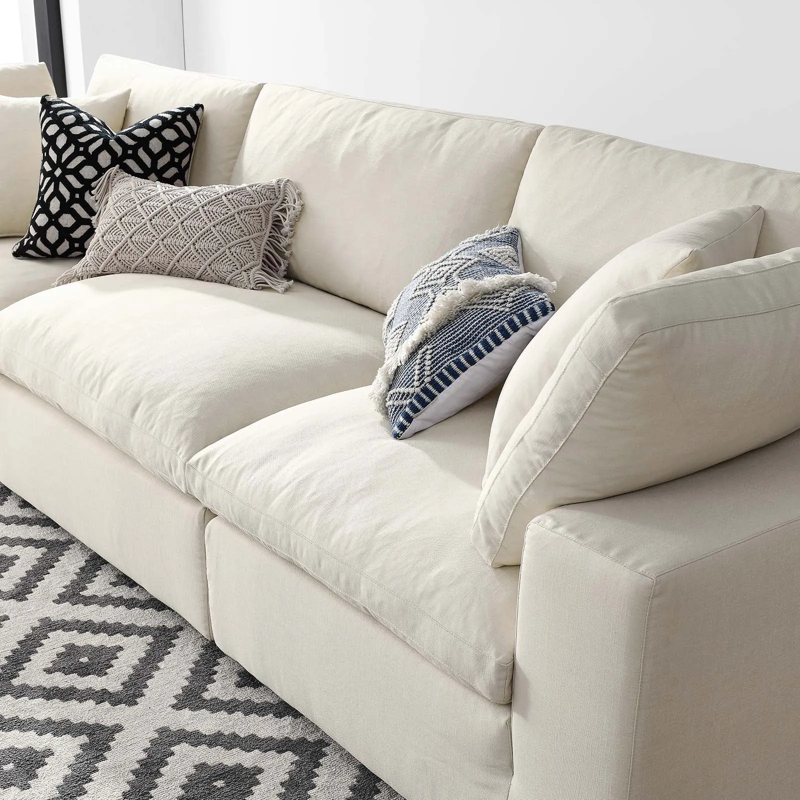 Commix Down Filled Overstuffed 3 Piece Sectional Sofa Set by Modway