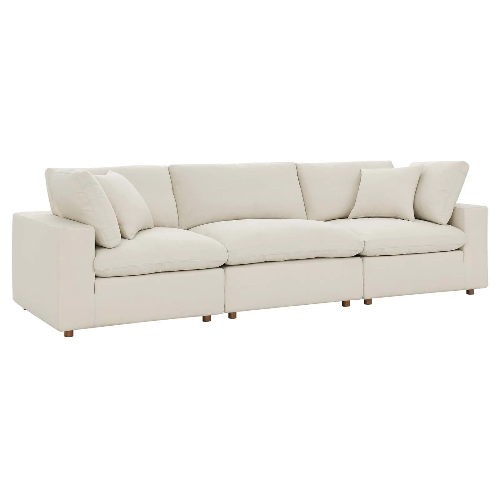 Commix Down Filled Overstuffed 3 Piece Sectional Sofa Set by Modway
