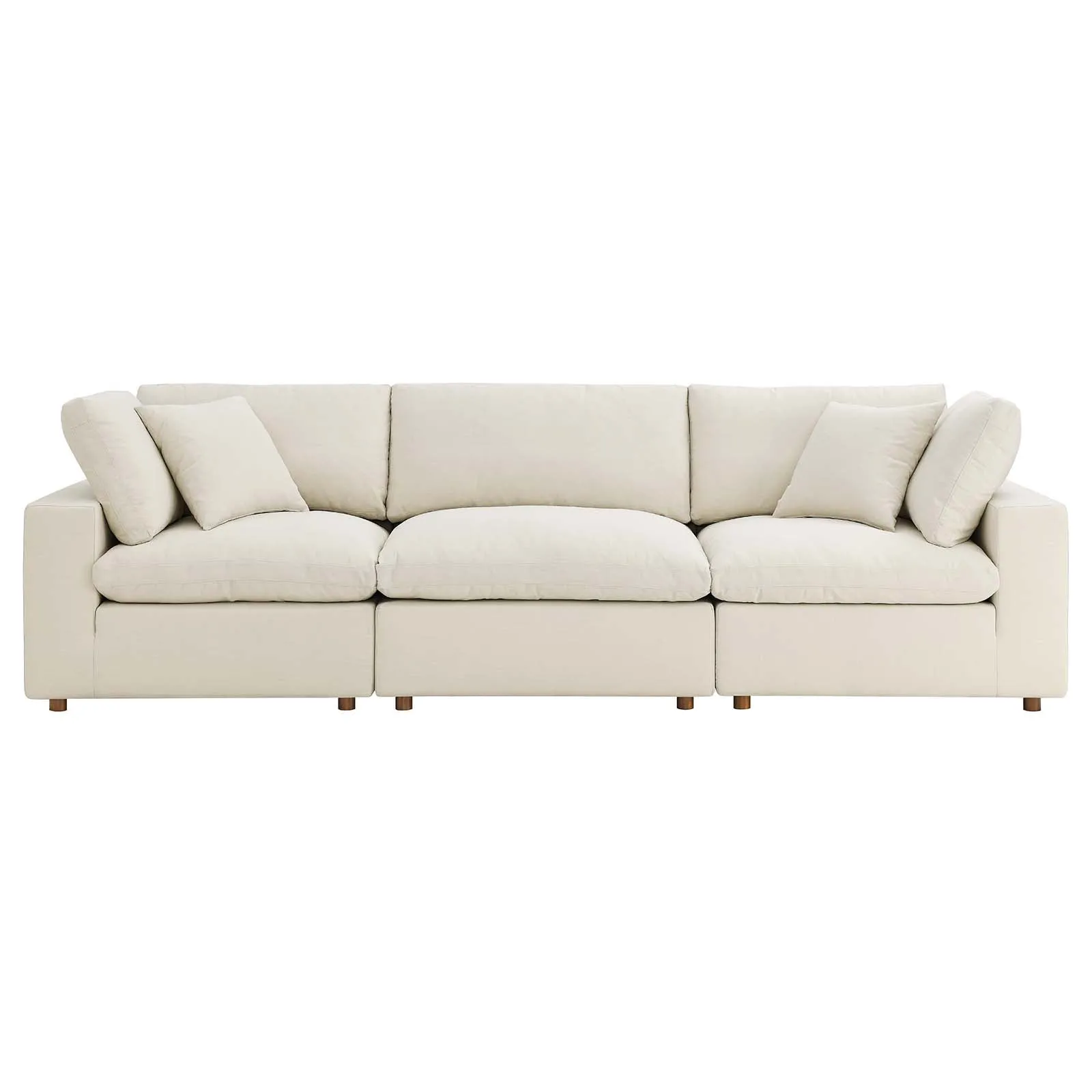 Commix Down Filled Overstuffed 3 Piece Sectional Sofa Set by Modway