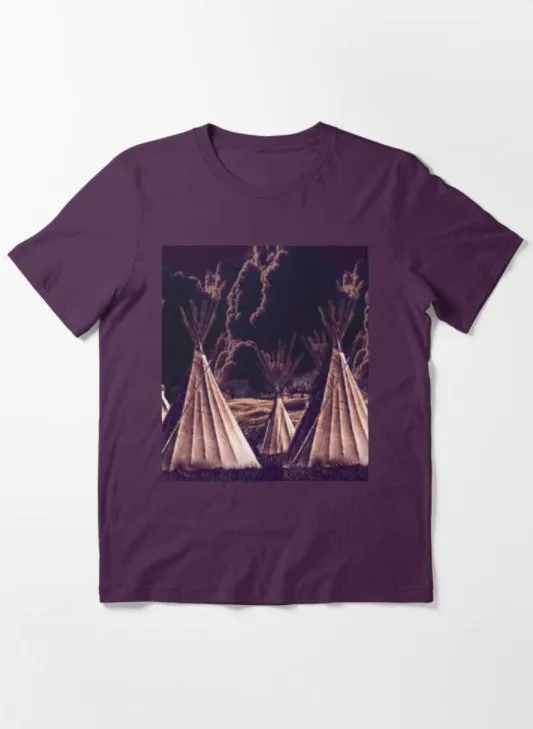 Cowgirl Kim Apache Teepee Tee - Purple - Medium Only