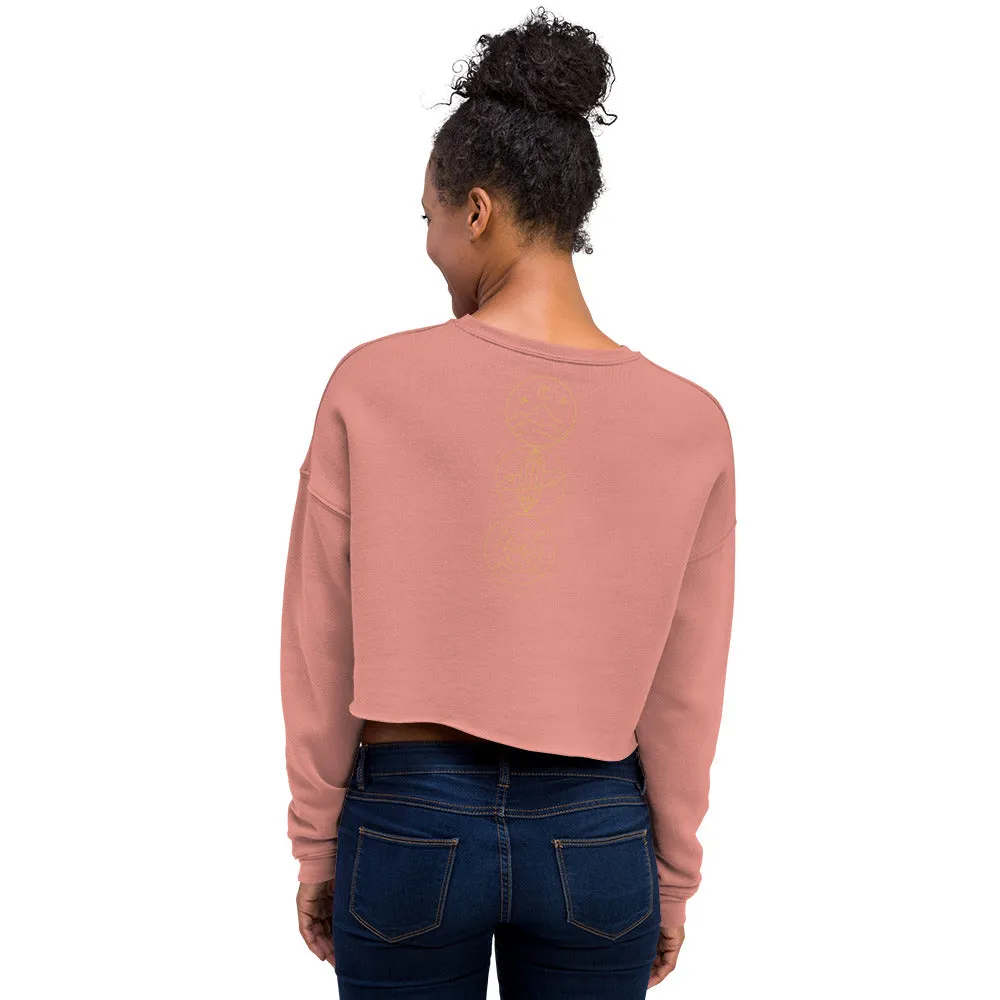 CraneStamp- Crop Sweatshirt