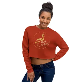 CraneStamp- Crop Sweatshirt