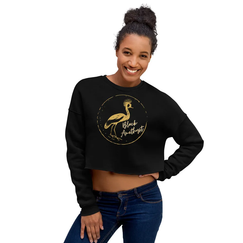 CraneStamp- Crop Sweatshirt