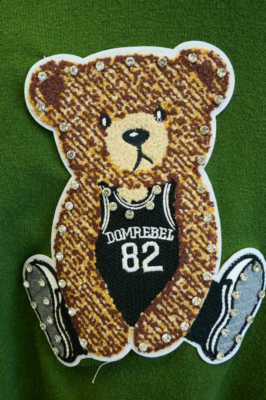 Cropped teddy bear sweater wholesale