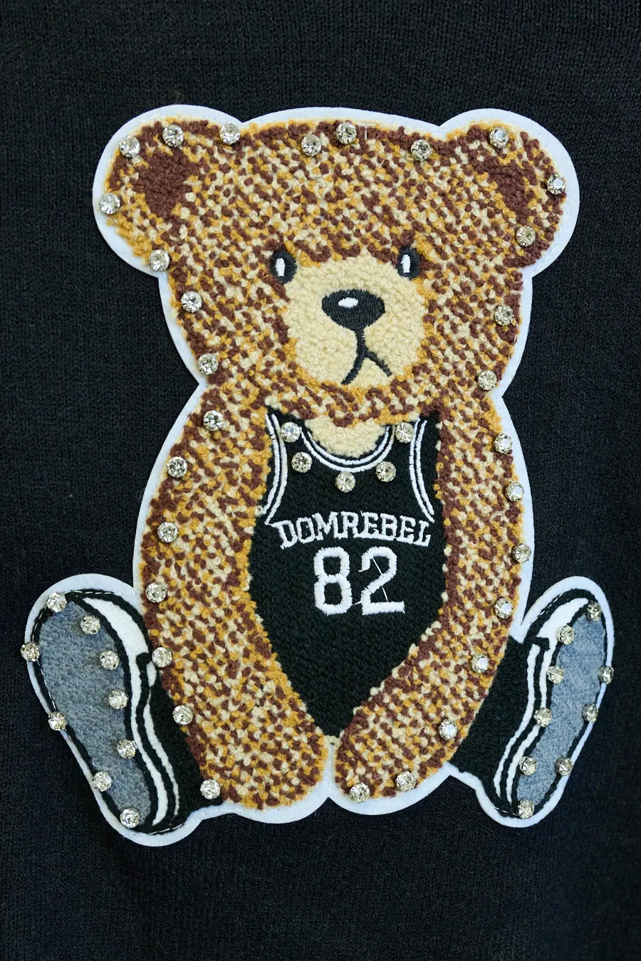 Cropped teddy bear sweater wholesale