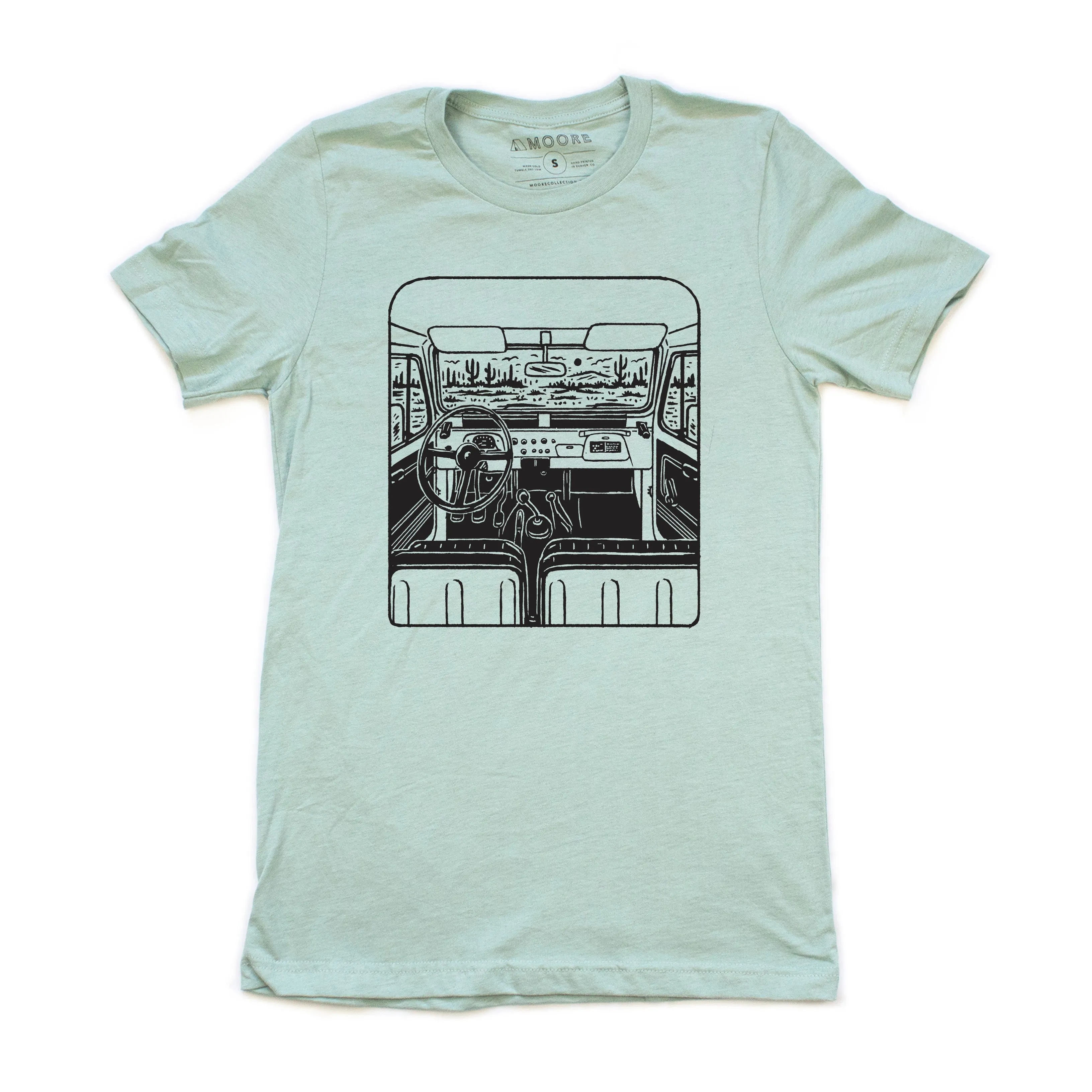 Desert View Tee-Dusty Blue