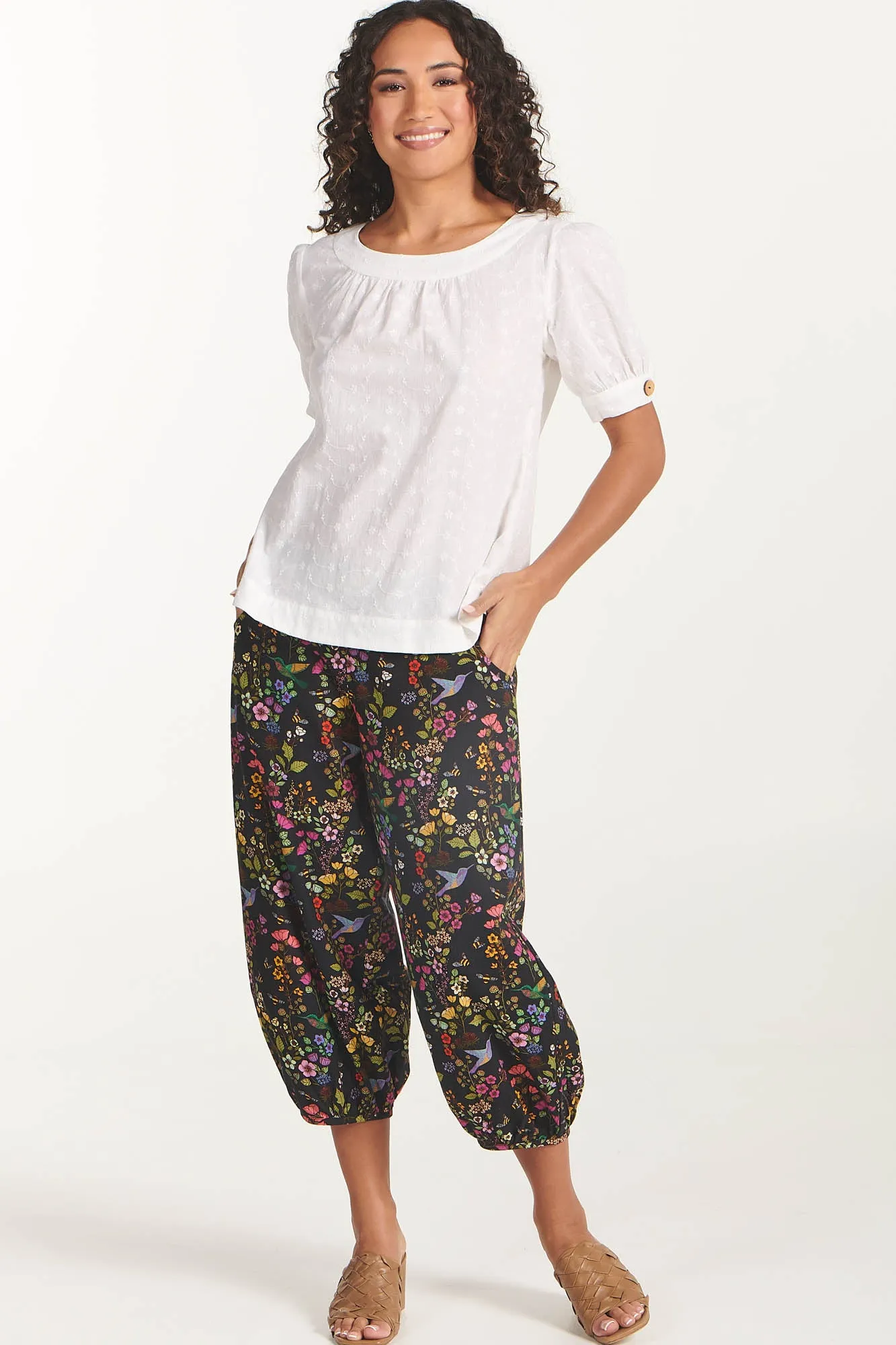 Dreamers Pant Ink Hummingbird
