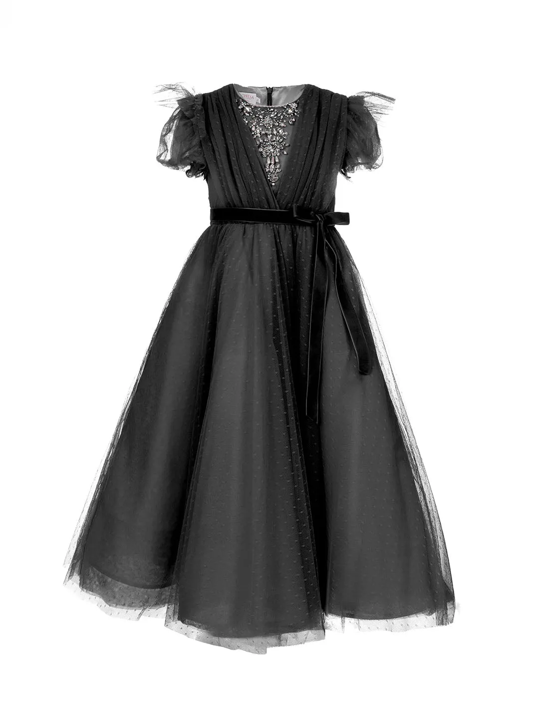 Embellished Plumentis Gown