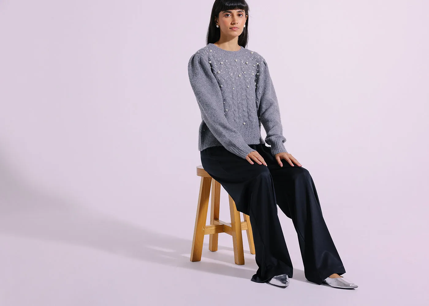 EMBELLISHED SWEATER (E1268/108/910)