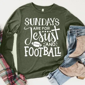 Football And Jesus Long Sleeve