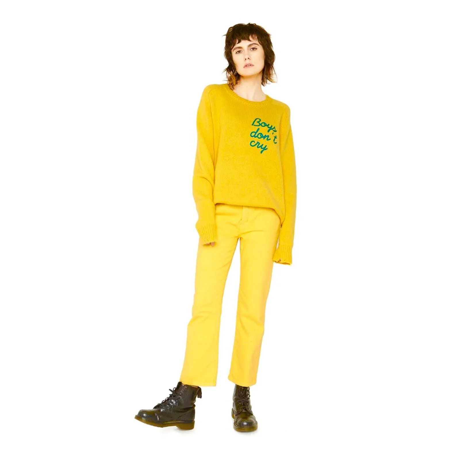 Free People Straight Button Fly Jeans Size 29 Yellow New