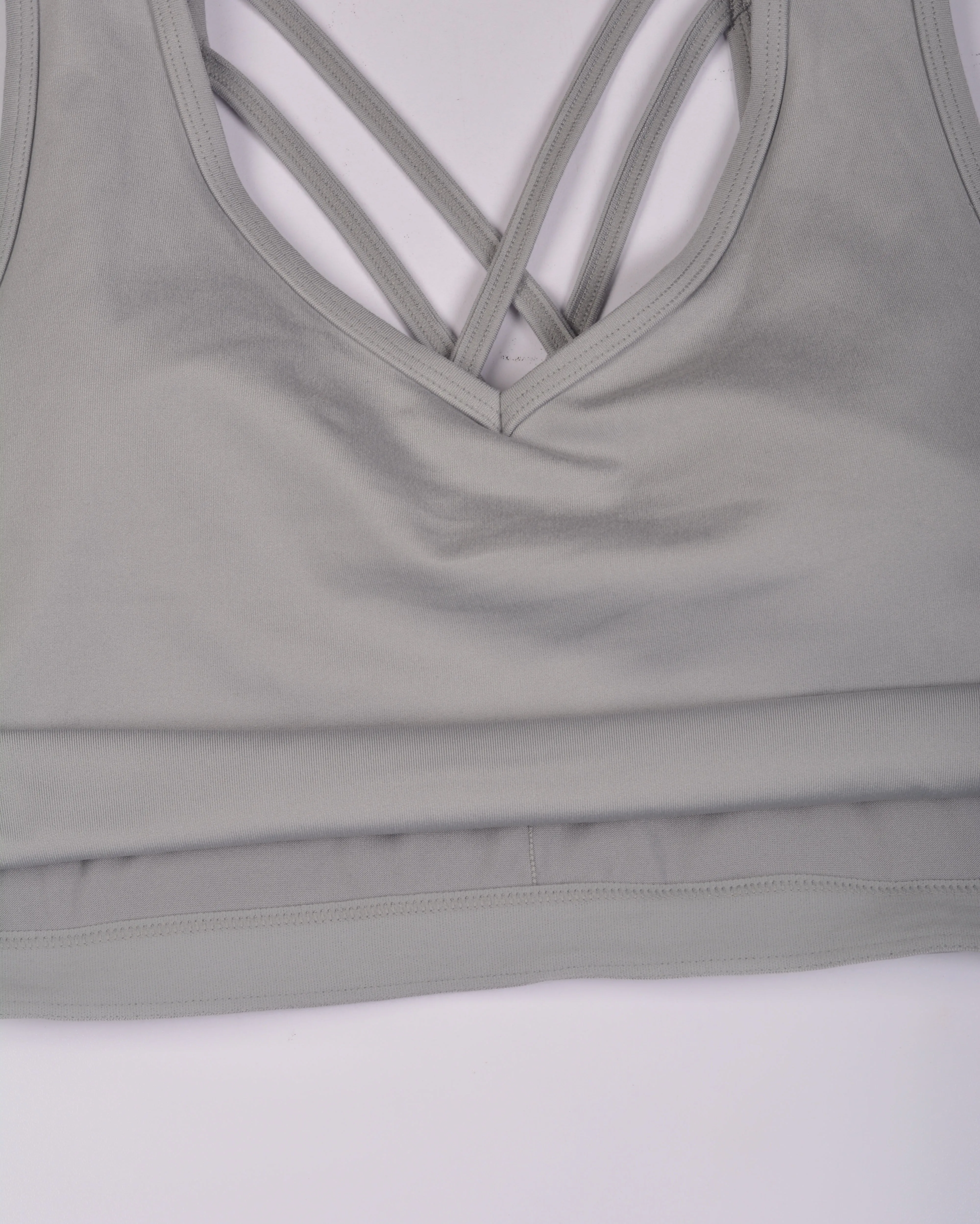 FREELY PADDED BRA-GREY