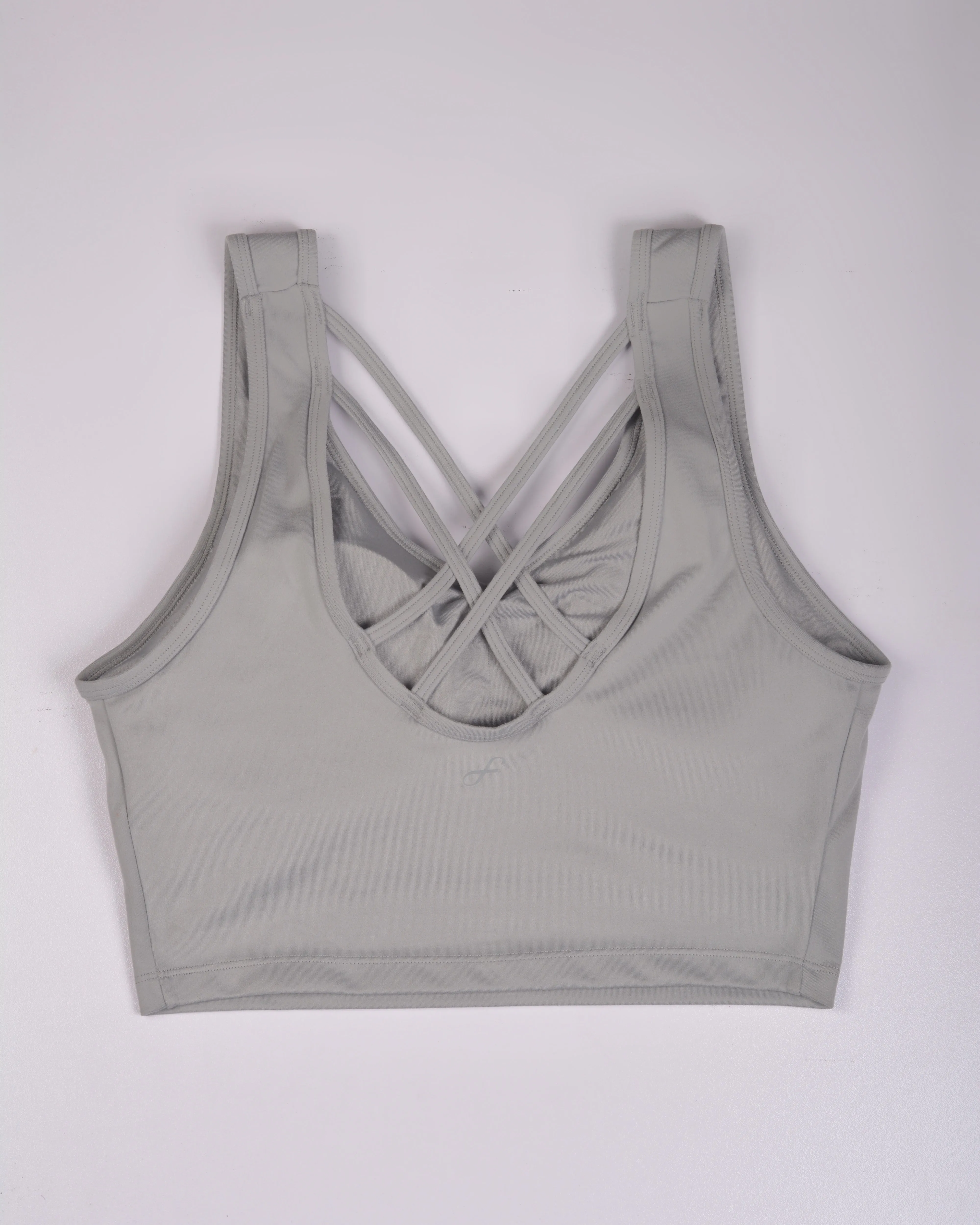 FREELY PADDED BRA-GREY