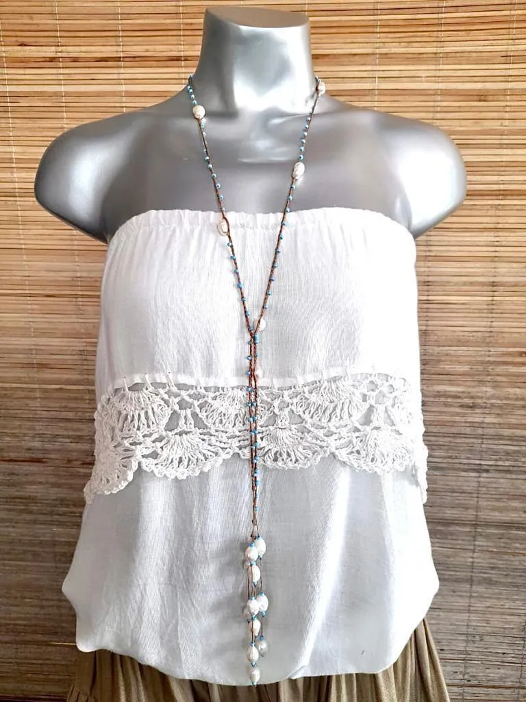 FRESH WATER PEARL NECKLACE Medium Length