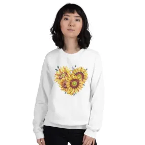 Get Cozy with This Cool Women's Sunflower Sweatshirt