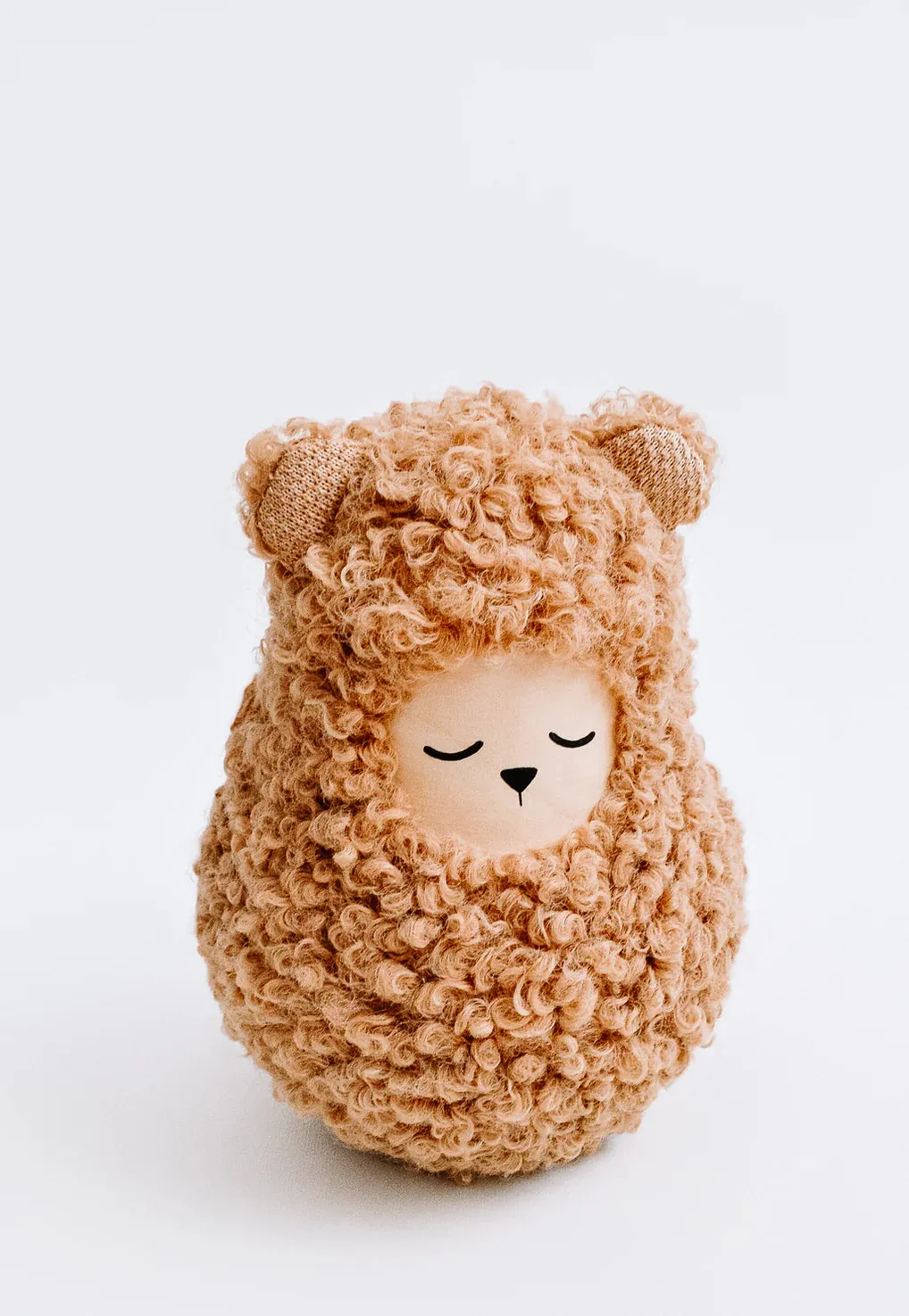 Handmade Roly Poly Rattle - Bear