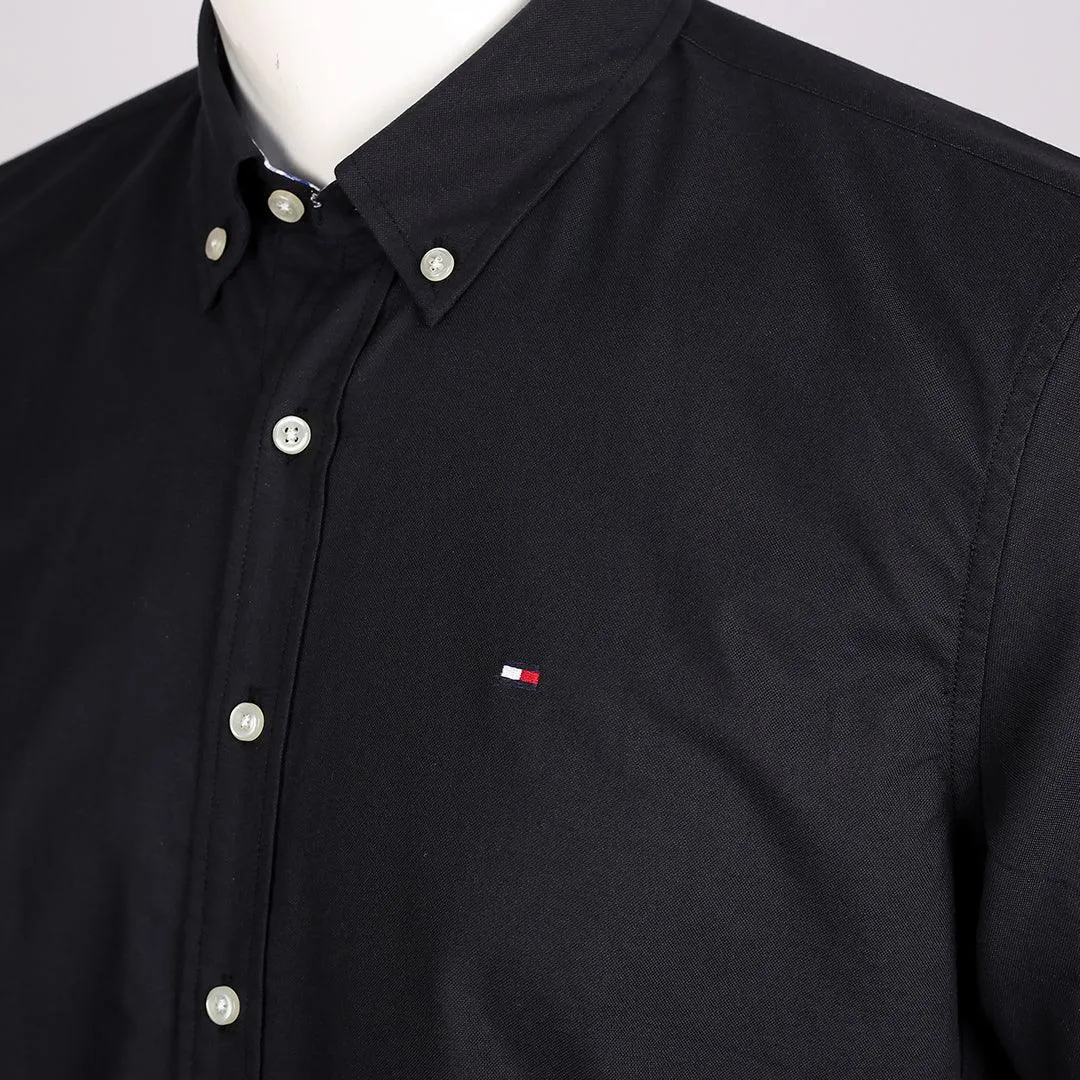 HIF Camp Collar Short Sleeve Shirt- Black