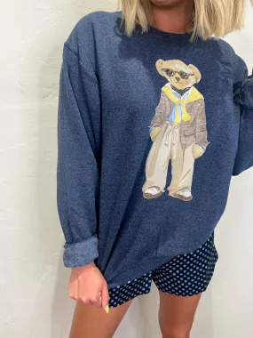 Iconic Bear Sweatshirt - Preppy Bear