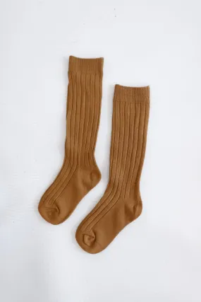 Knee High Socks, Baby   Toddler in Brown by Polished Prints