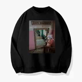 Liminal Space Dullcore Anime Sweatshirt