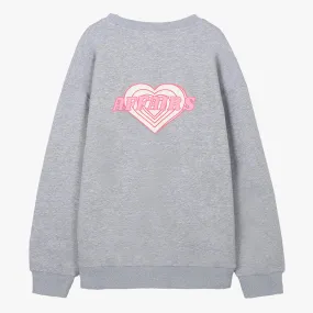 Love Affairs Light Gray Sweatshirt