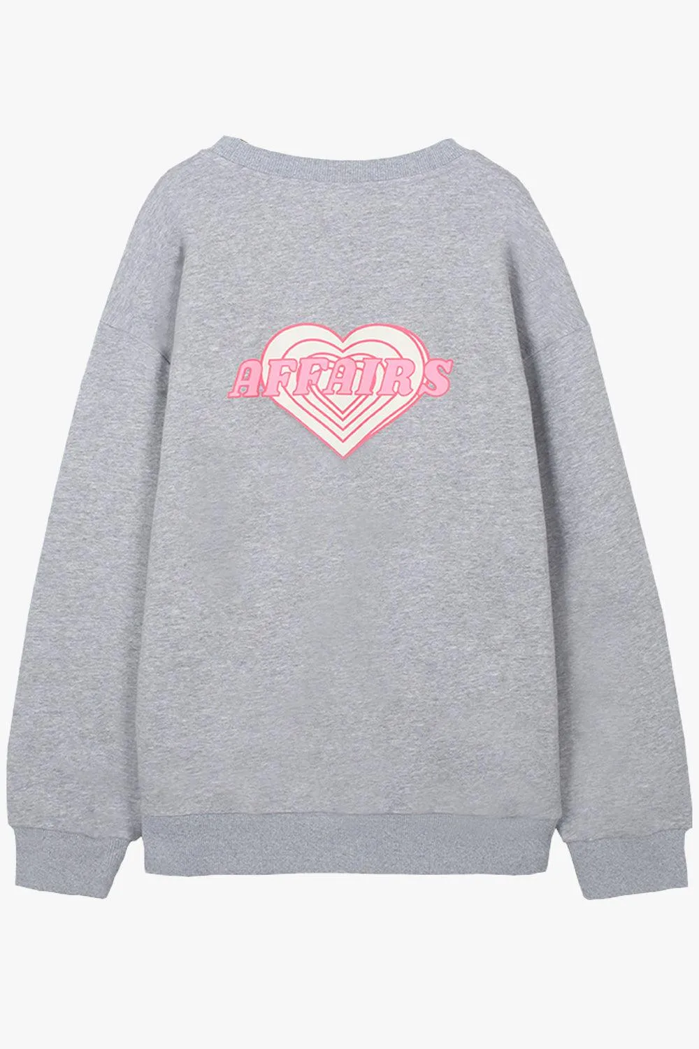 Love Affairs Light Gray Sweatshirt