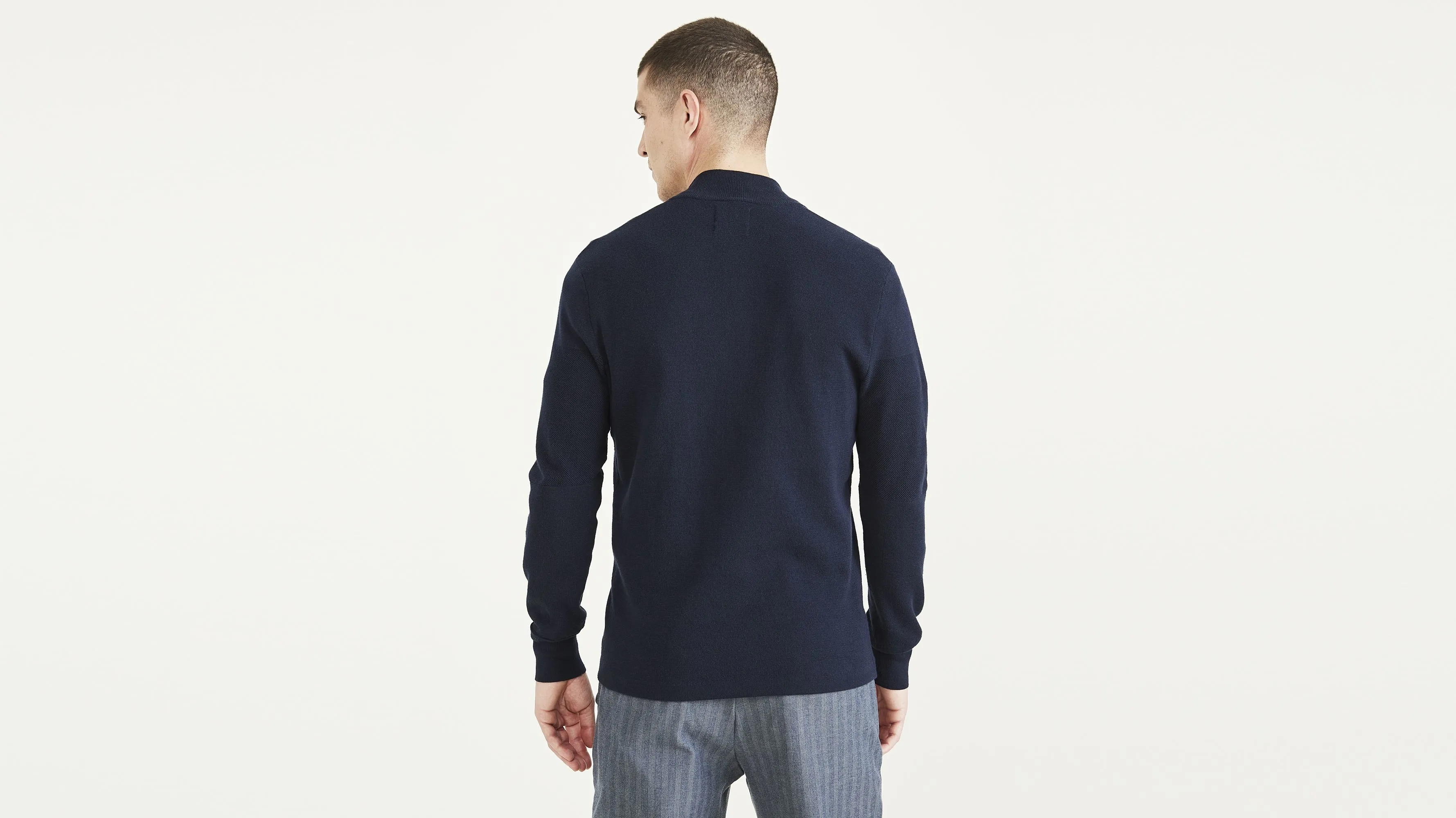 Men's Regular Fit Quarter Zip Sweater