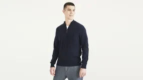 Men's Regular Fit Quarter Zip Sweater