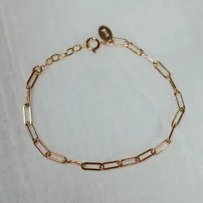 Mid Paperclip Chain Bracelet