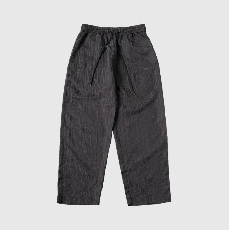 NOBADAY Unisex Black Tencel Wide Leg Pants