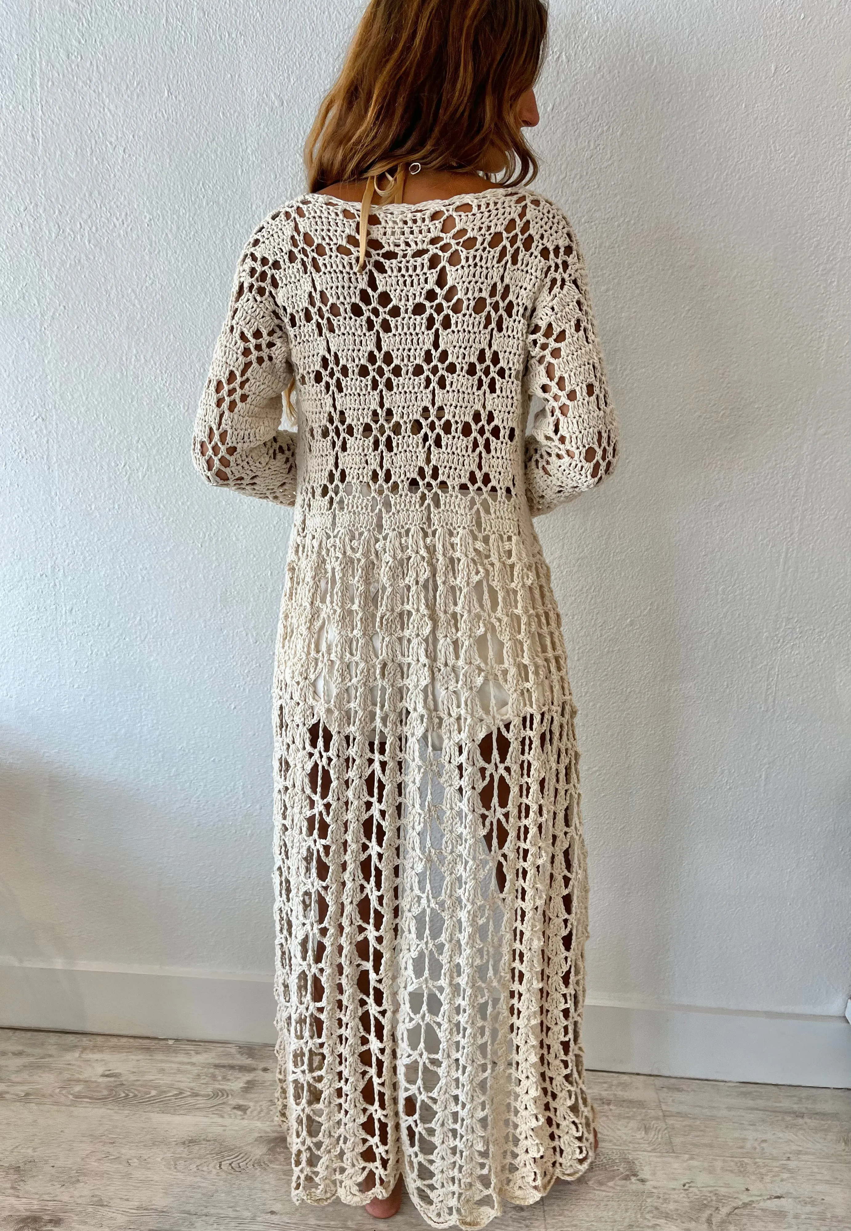 Noche en Tulum maxi cardigan