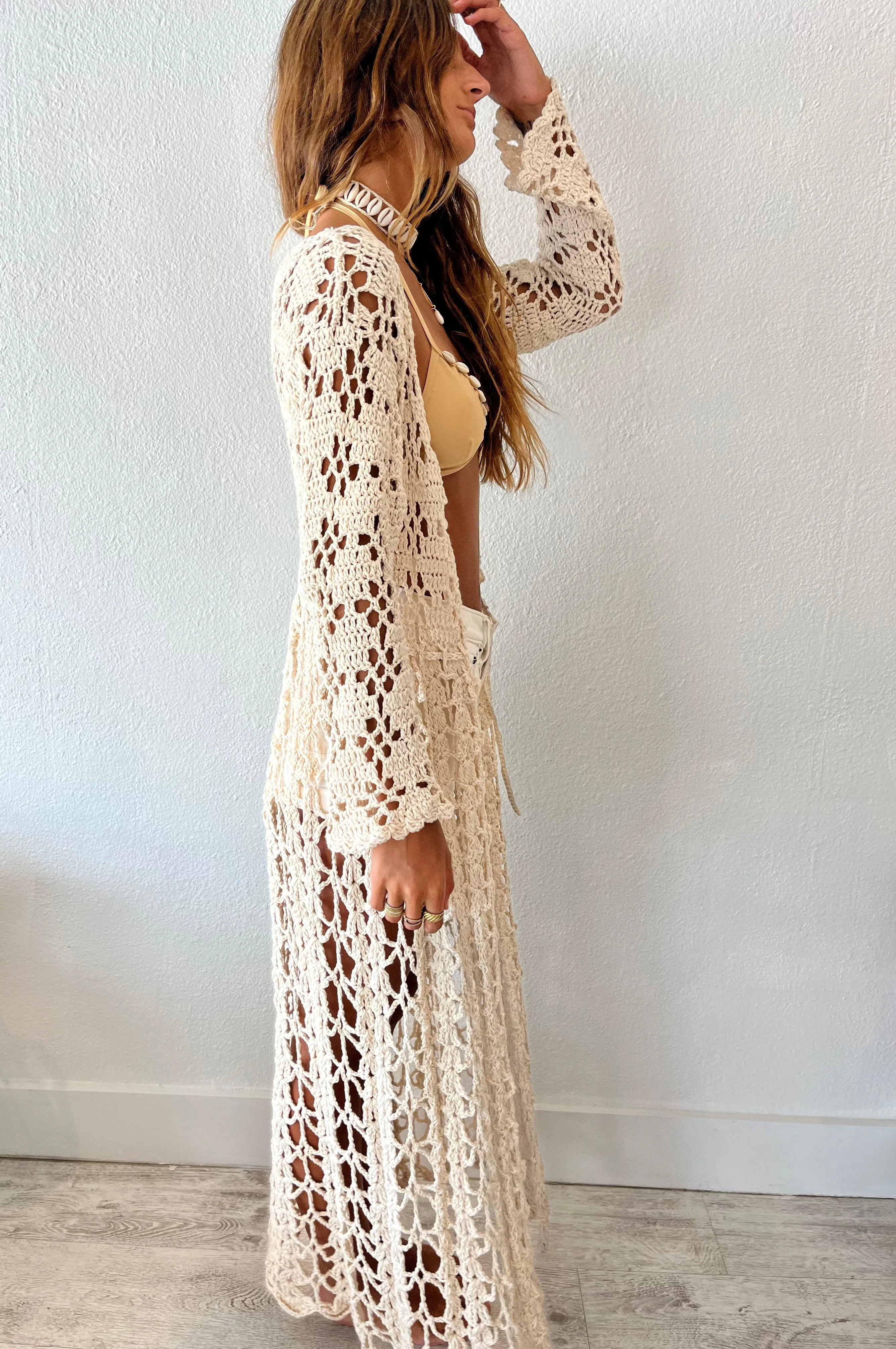 Noche en Tulum maxi cardigan