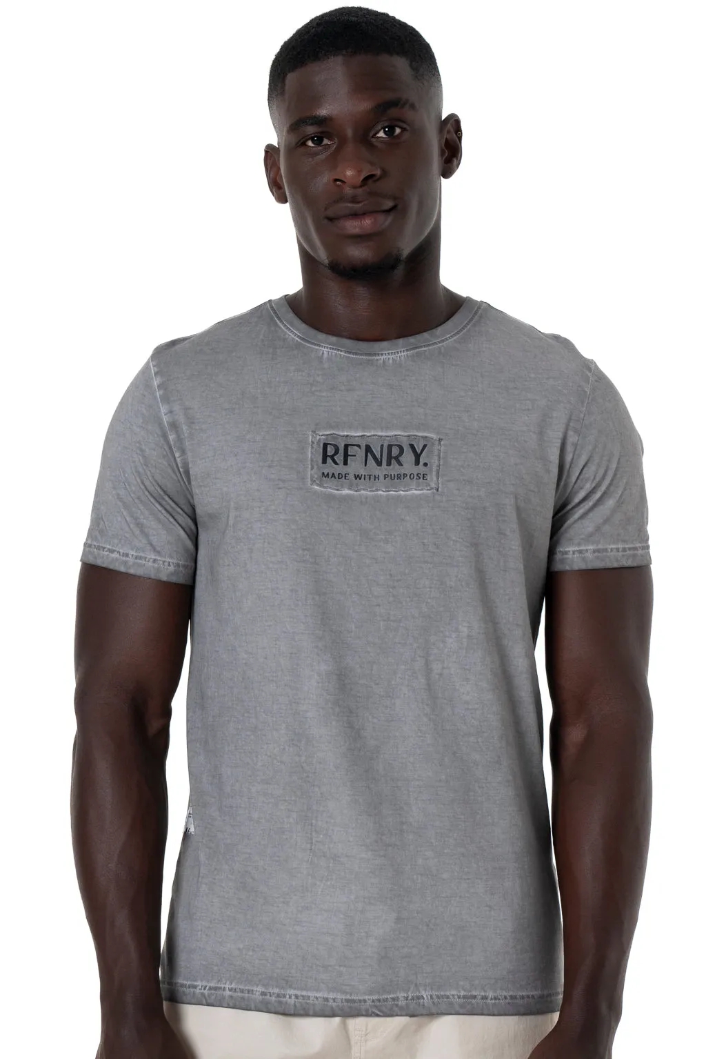 Organic Dye T-Shirt _ 143617 _ Grey