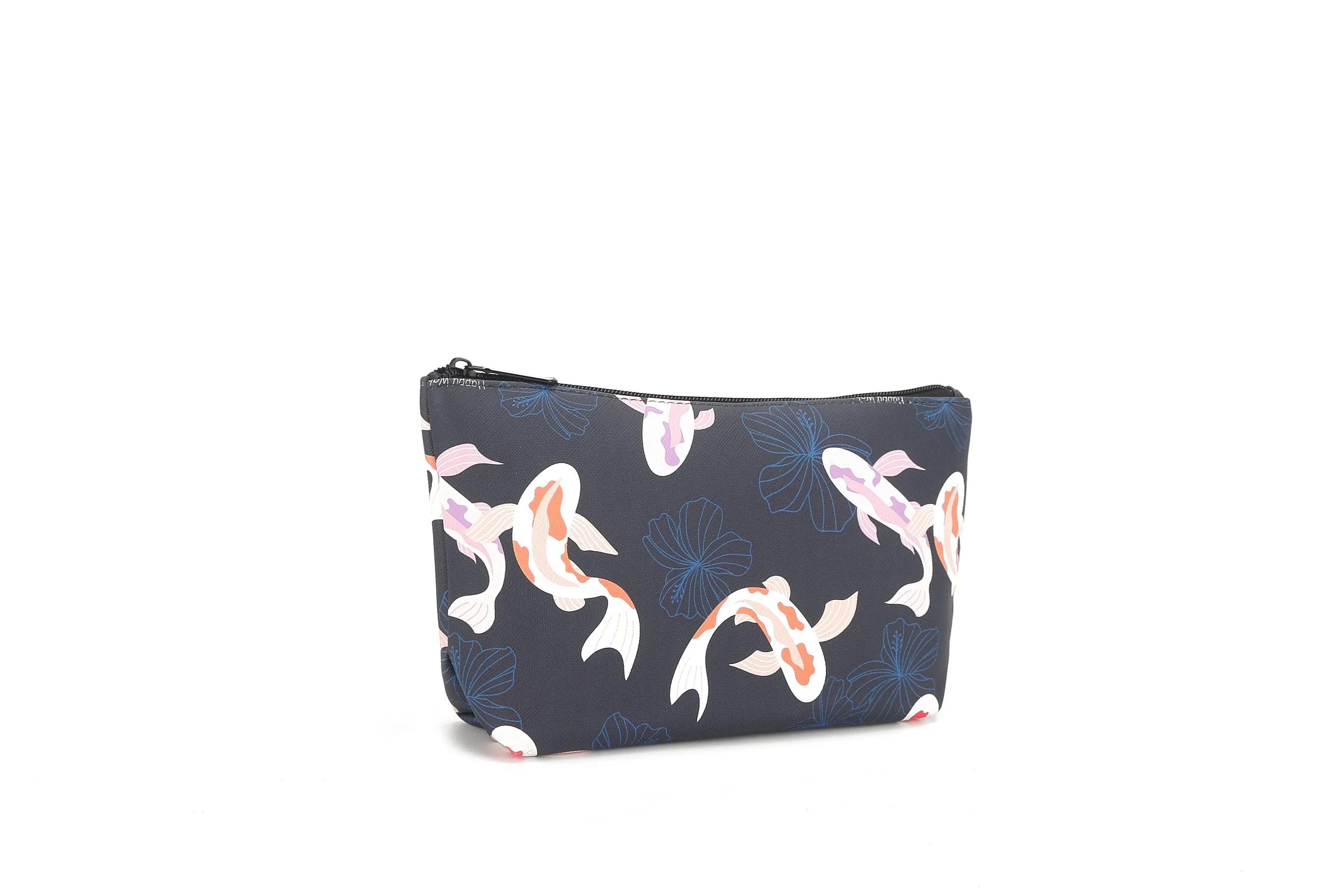 Pouch Gusset Medium Koi Navy