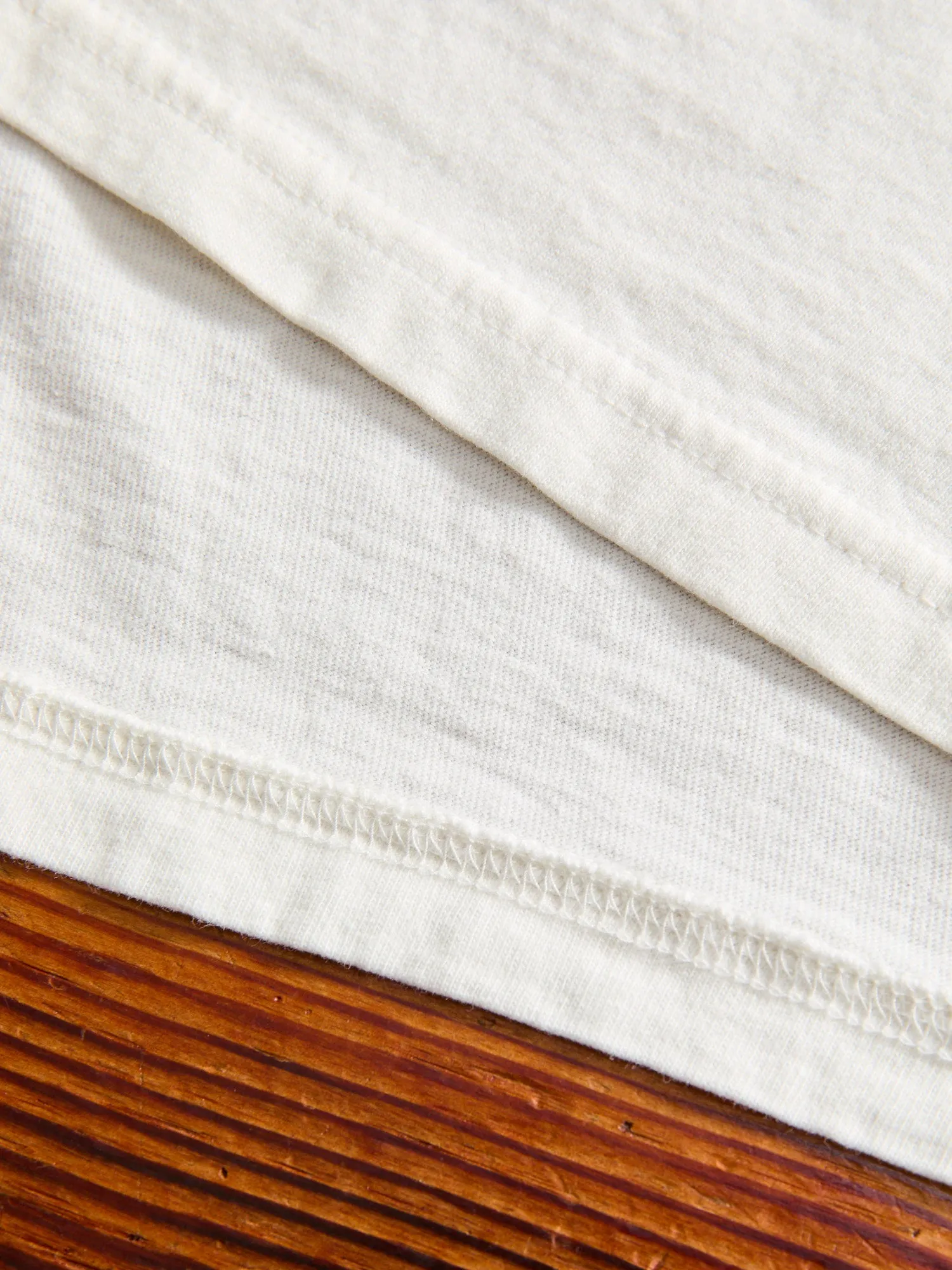 "Colorado" Special Finish T-Shirt in Off White