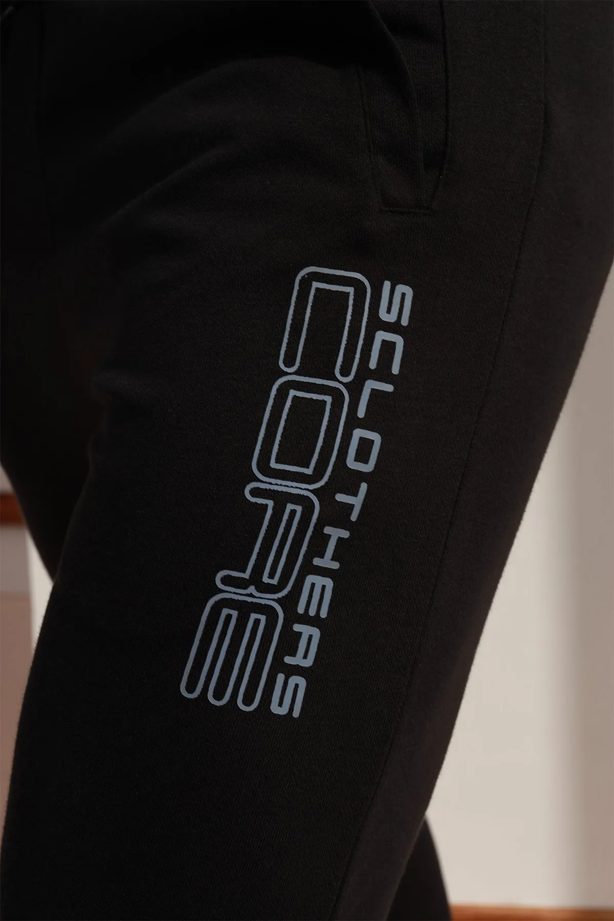 Rave Basic Black Jog Pants - P22 - MTR032R