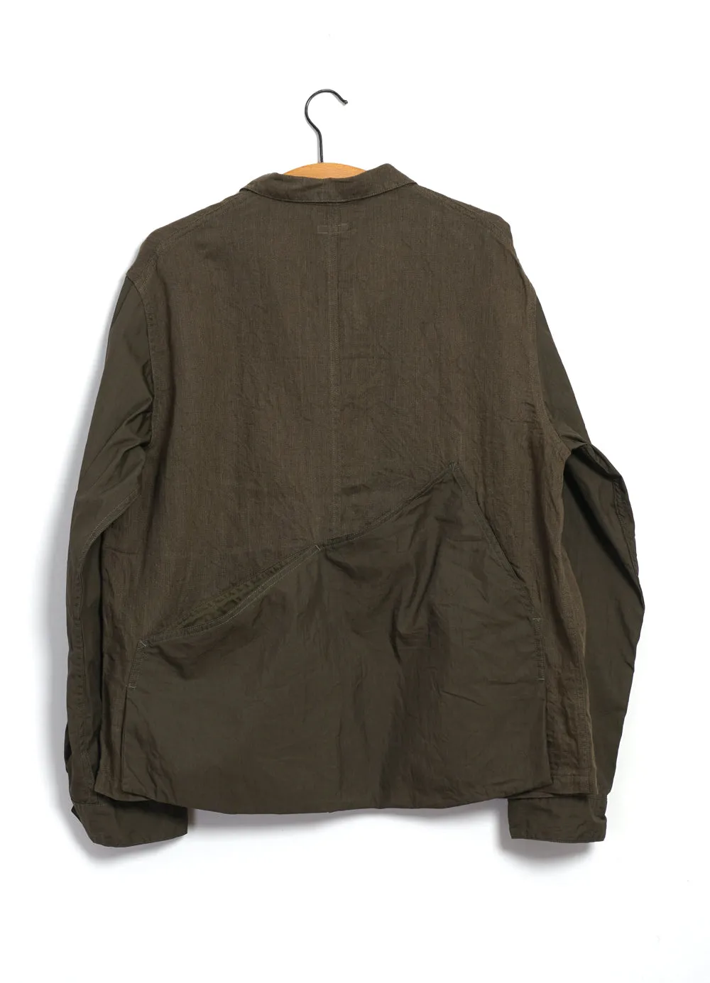 RINGOMAN COVERALL | Linen Chino & Gabardine Jacket | Khaki
