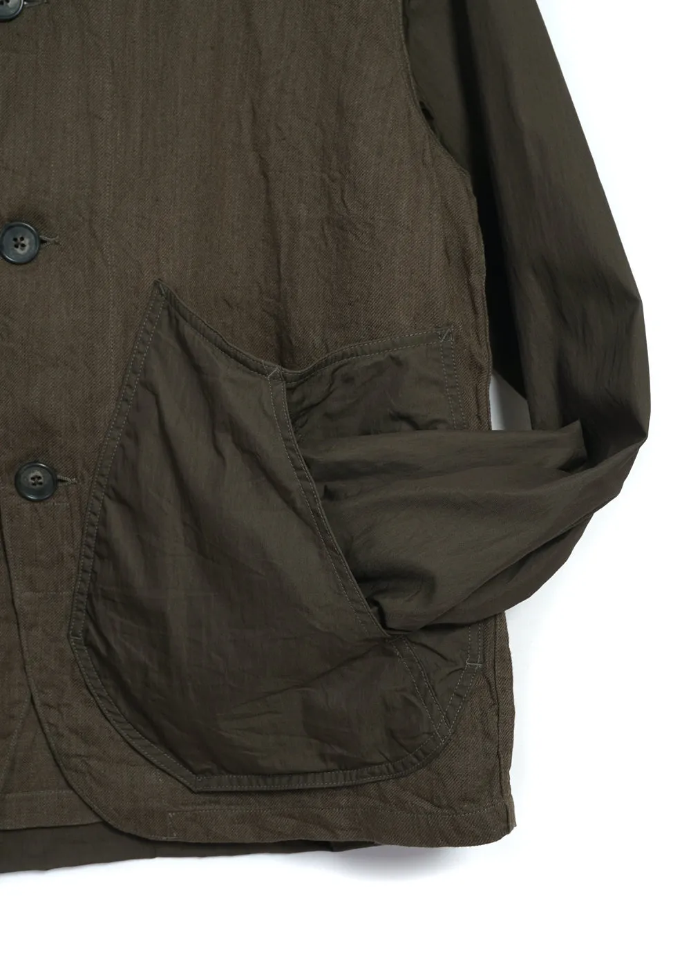 RINGOMAN COVERALL | Linen Chino & Gabardine Jacket | Khaki