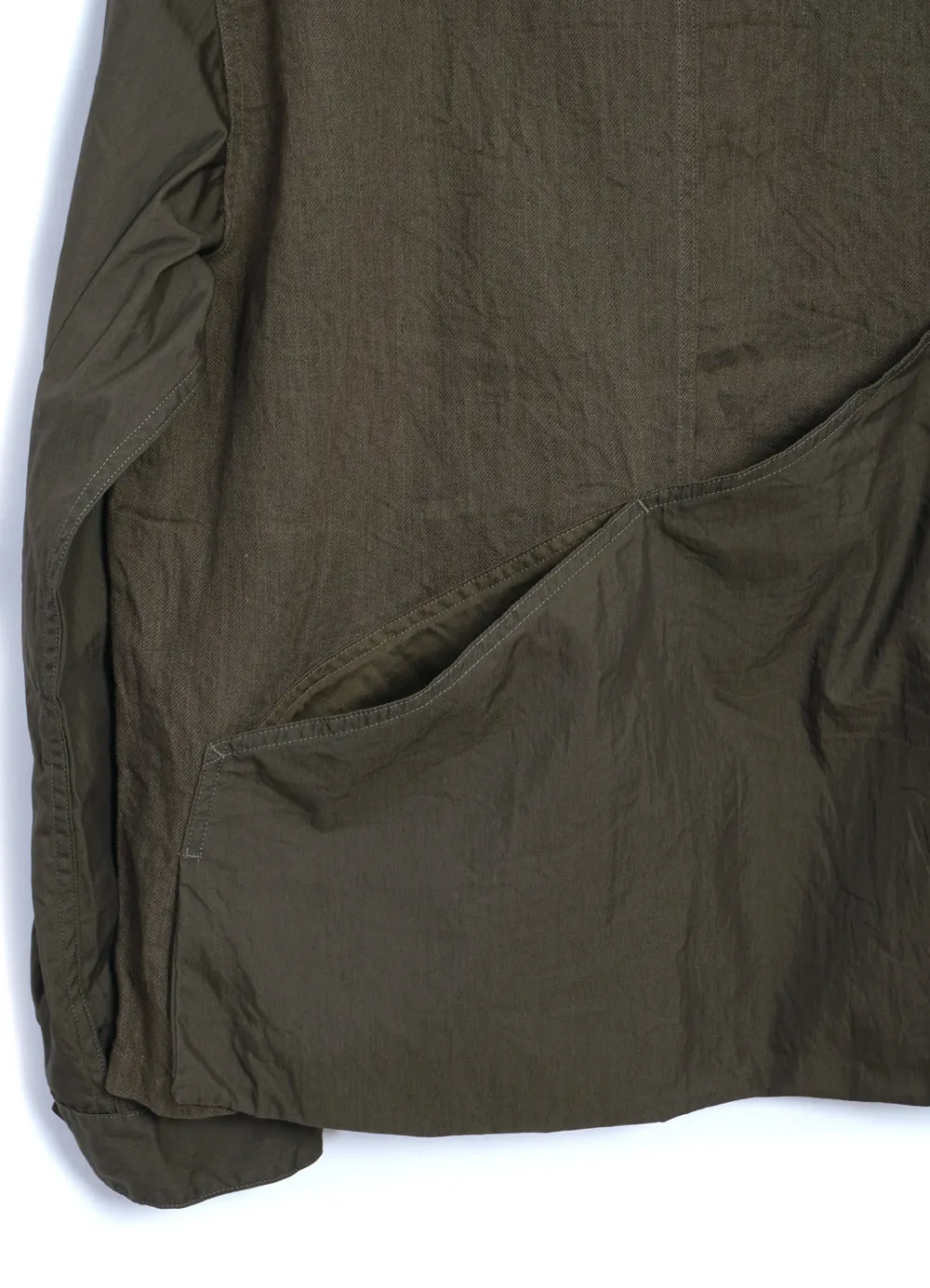 RINGOMAN COVERALL | Linen Chino & Gabardine Jacket | Khaki