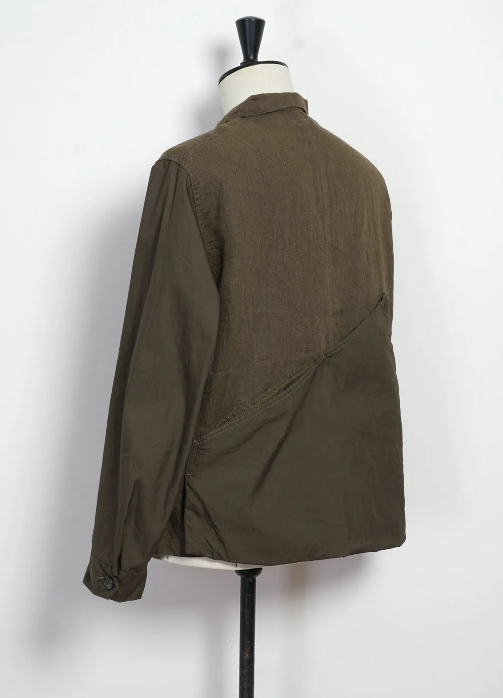 RINGOMAN COVERALL | Linen Chino & Gabardine Jacket | Khaki