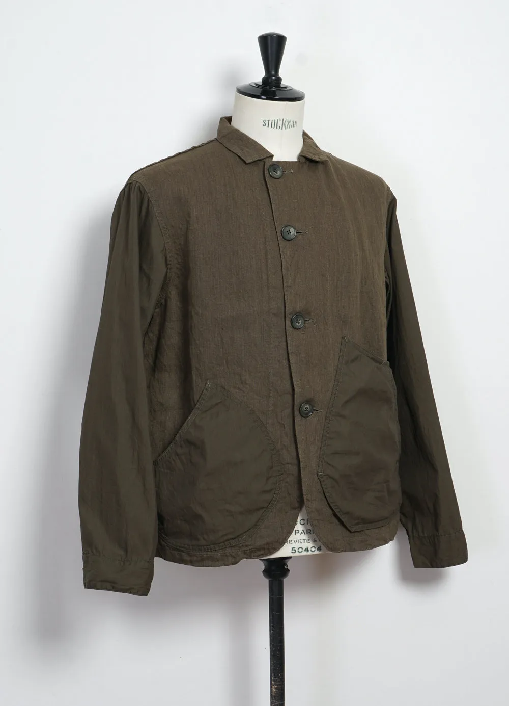 RINGOMAN COVERALL | Linen Chino & Gabardine Jacket | Khaki
